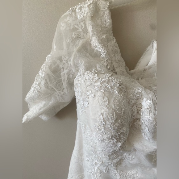 Maggie Sottero ‘Theda’ Wedding Dress Sz 12 Ivory - Picture 3 of 16